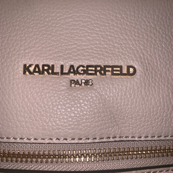 Karl Lagerfeld Paris Pebbled Leather Bag - Picture 3 of 5